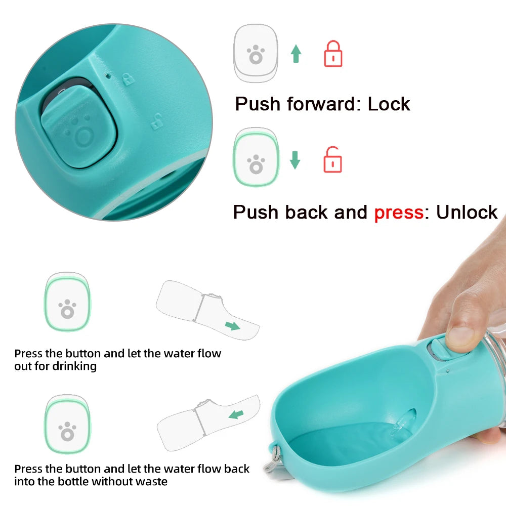 PawSip Portable Water Bottle